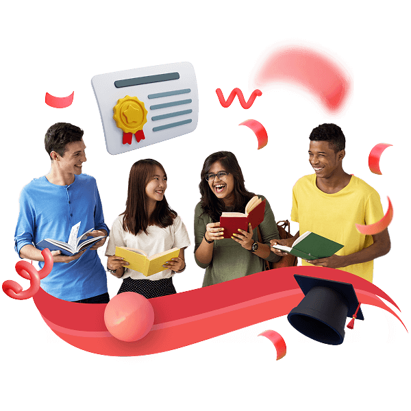 Students Studying Together